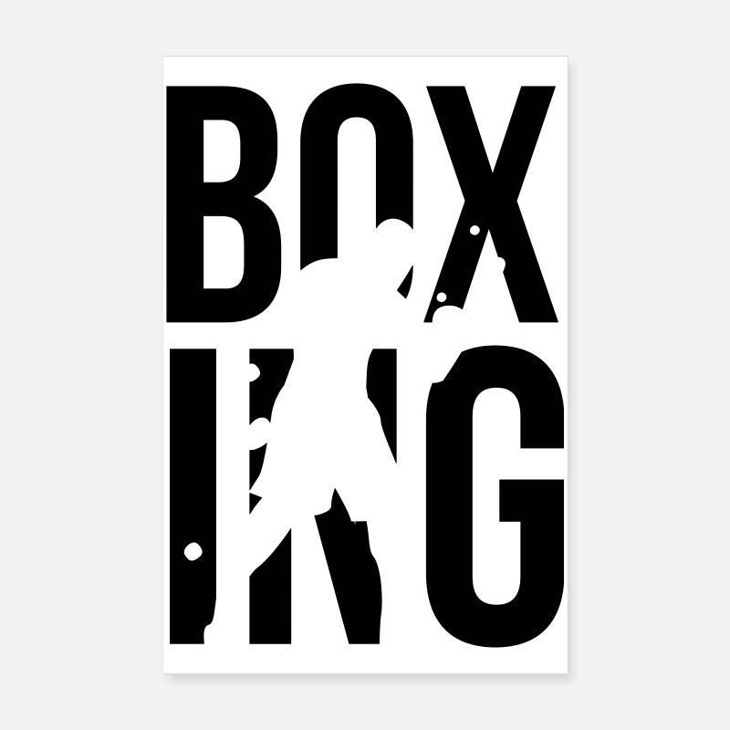 boxing boxen Poster 20x30 cm