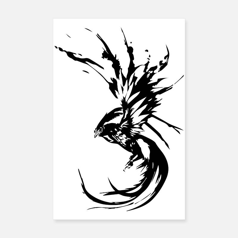 Phönix-Mythischer Vogel Poster 20x30 cm
