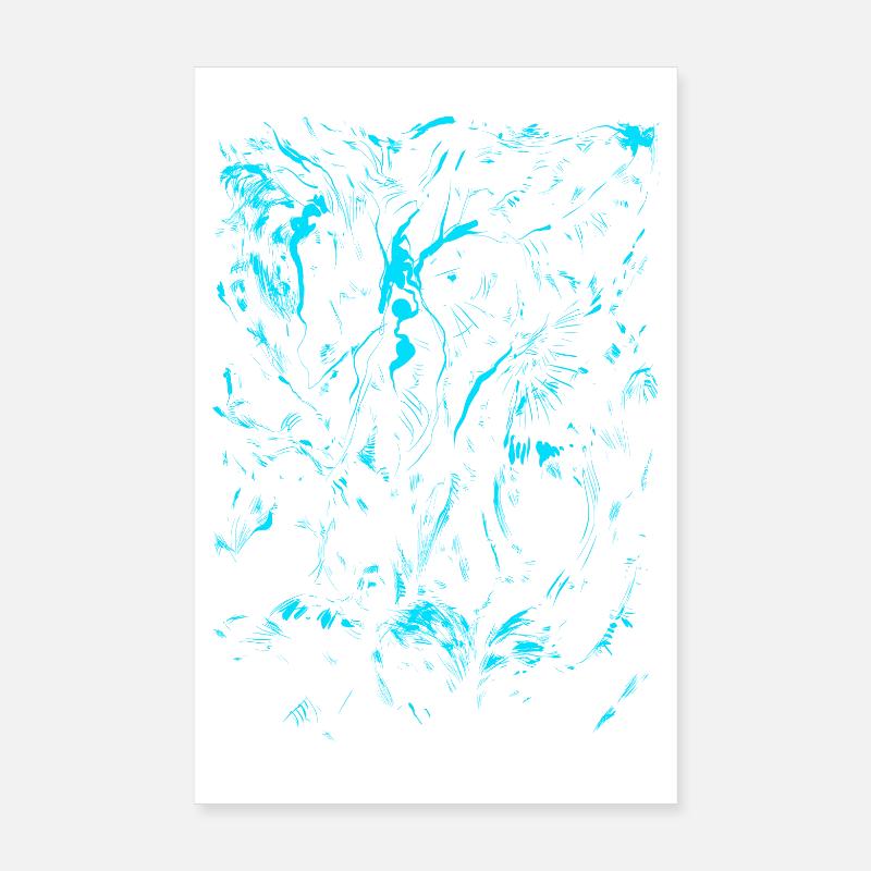Chutullu - Lovecraft / Abstrakt Horror Poster 20x30 cm