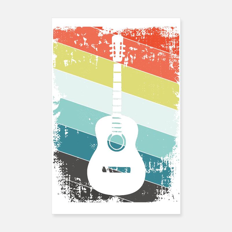 Guitare Poster 20 x 30 cm