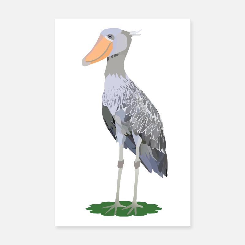 Steffen, bec de la chaussure Poster 20 x 30 cm