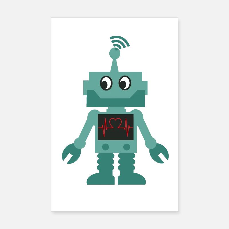 Roboter Poster 20x30 cm
