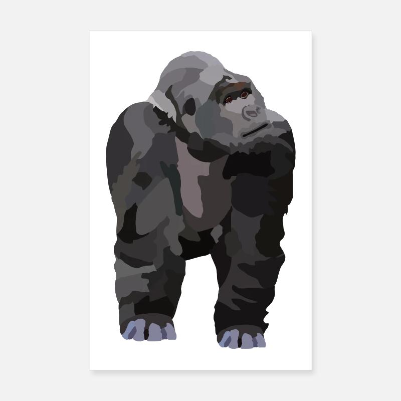 Gio, le gorille Poster 20 x 30 cm