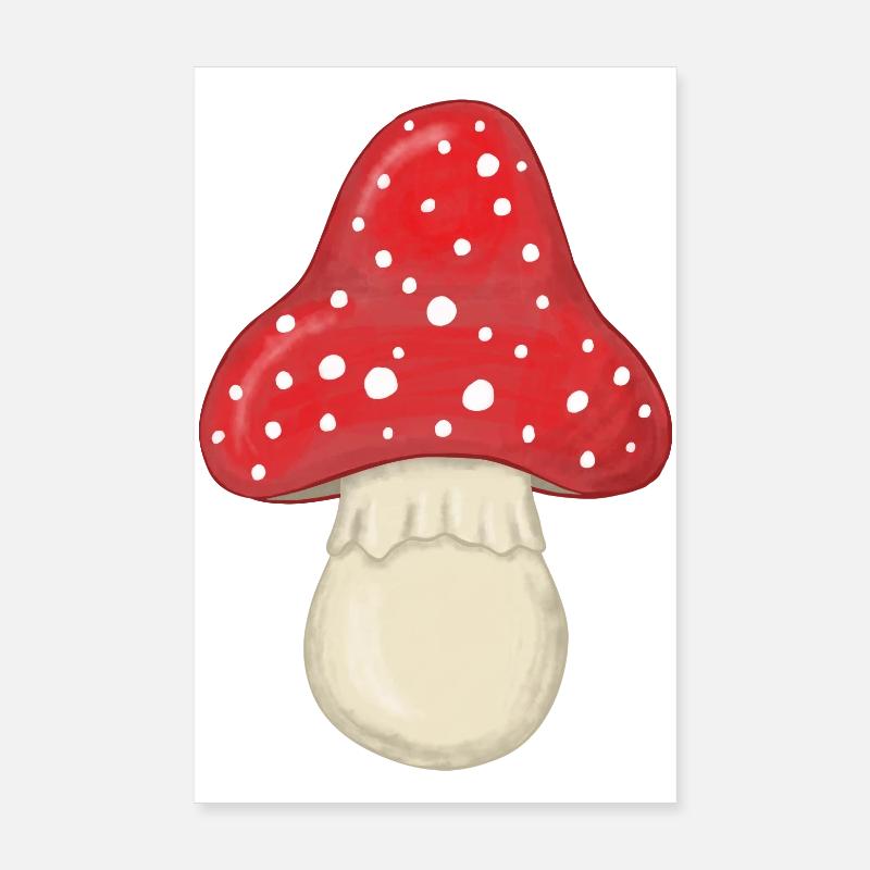 Champignon à mouches Poster 20 x 30 cm