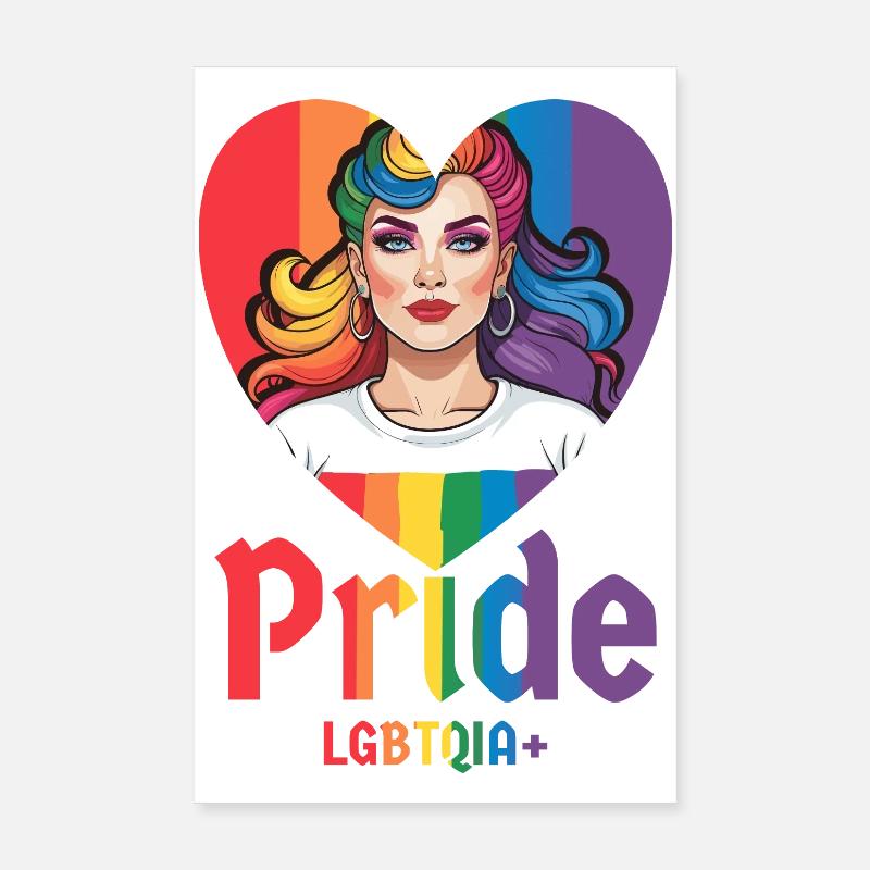 Fierté LGBT Poster 20 x 30 cm
