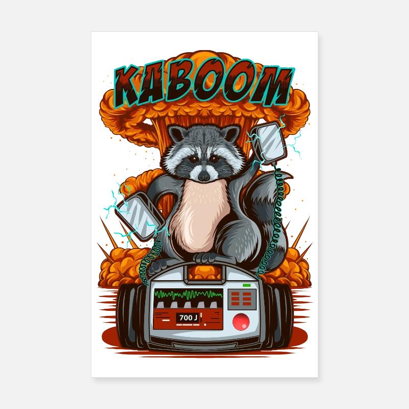 Rettungsdienst - Fun Shirt Design - Poster 20x30 cm - Weiß