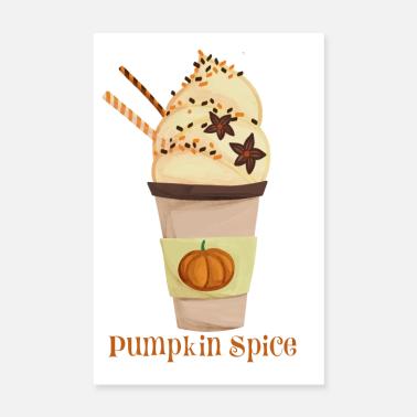 pumpkin spice latte  Poster 20x30 cm