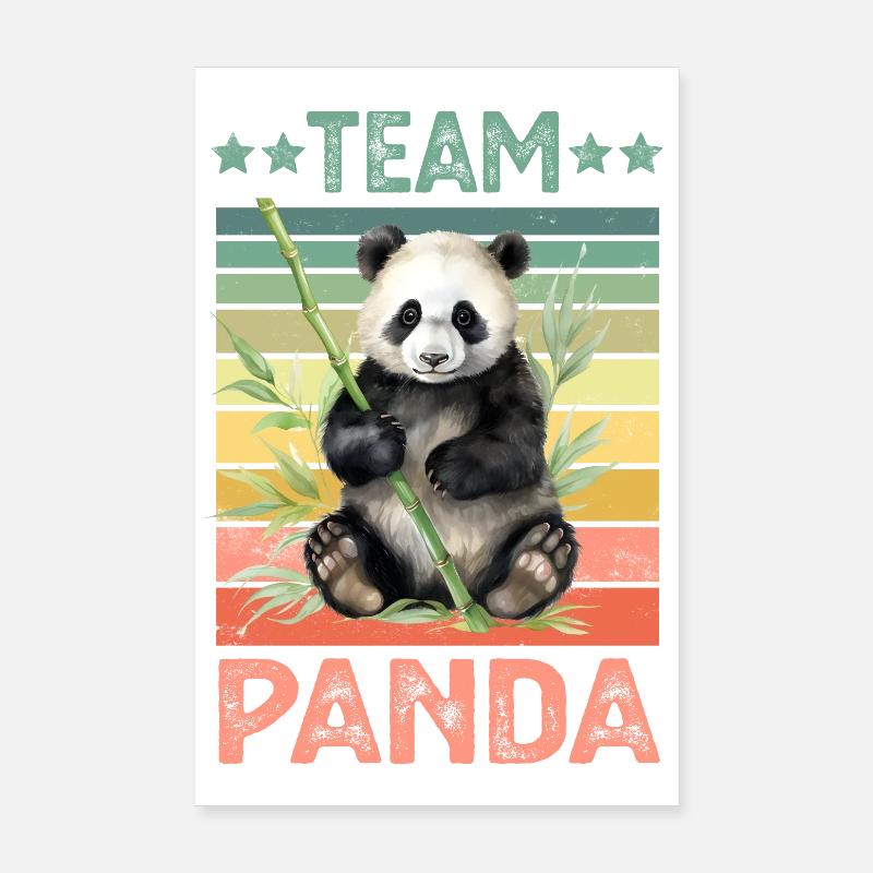 Panda Panda Bear Poster 8" x 12" (20x30 cm)