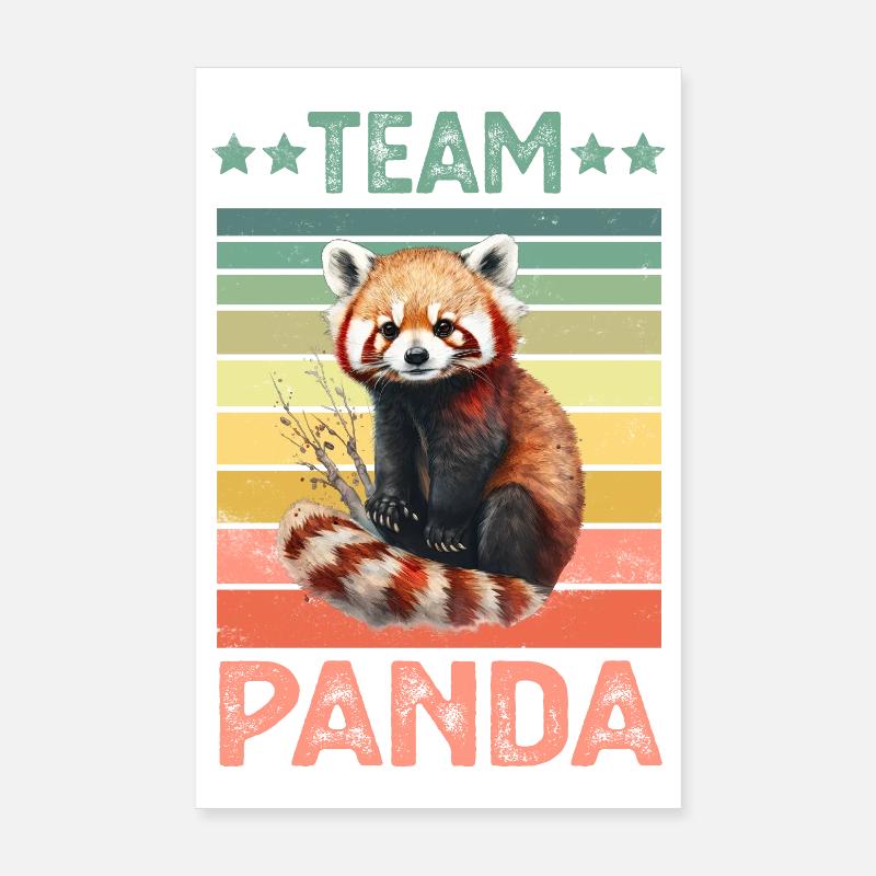 Roter Panda Poster 20x30 cm