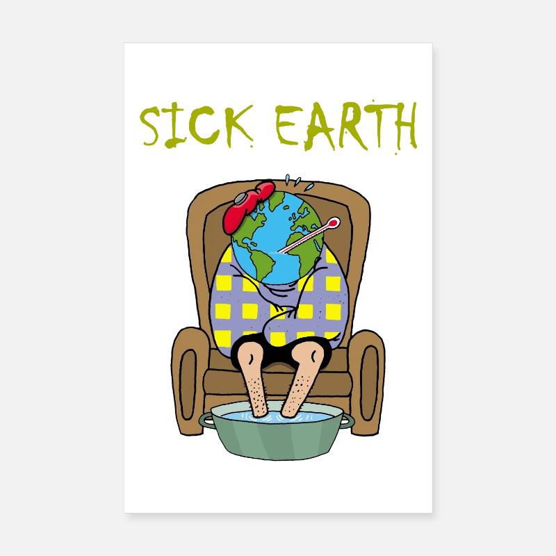 Sick Planet Poster 8" x 12" (20x30 cm)