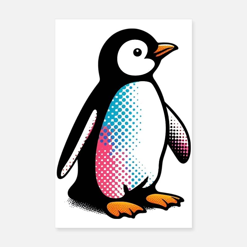 Pingouin Poster 20 x 30 cm