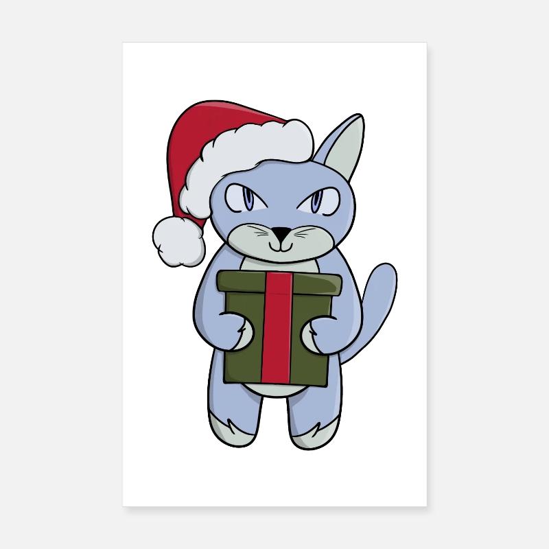 Ein Geschenk vom Weihnachtsmann Poster 20x30 cm