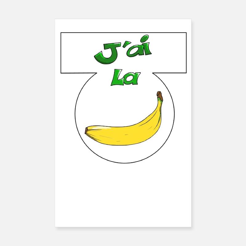 Ich bin Banane Poster 20x30 cm