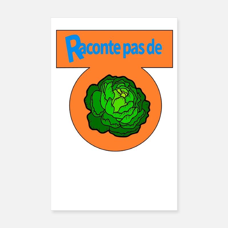 Don't talk about salad Poster 8" x 12" (20x30 cm)