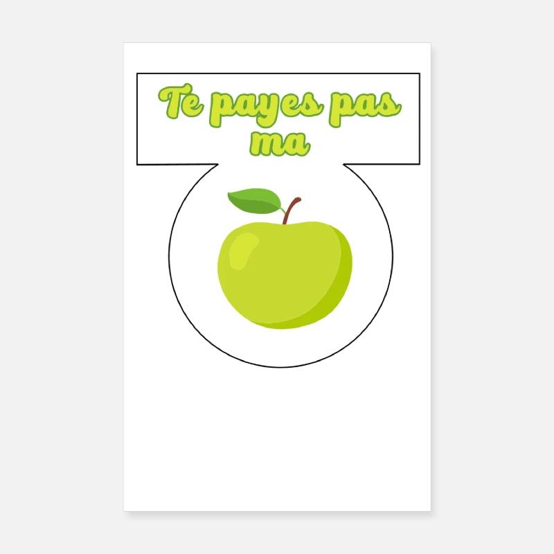 Don't pay for my apple Poster 8" x 12" (20x30 cm)