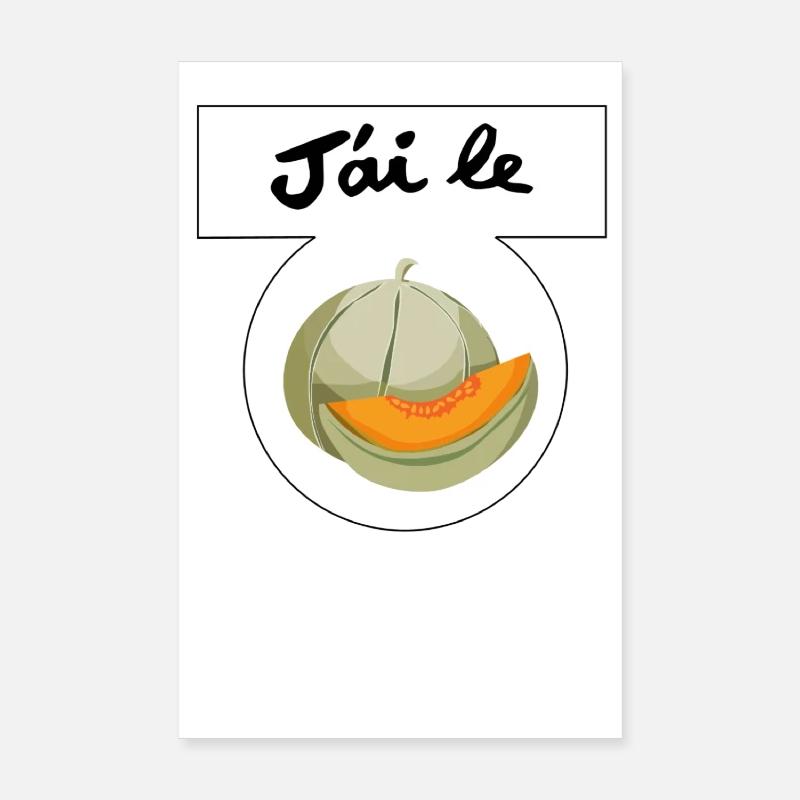 I have the melon Poster 8" x 12" (20x30 cm)
