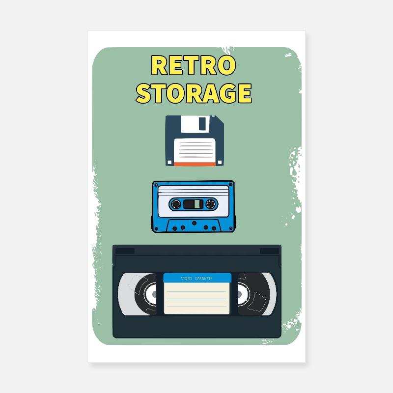 Retro storage Poster 20 x 30 cm