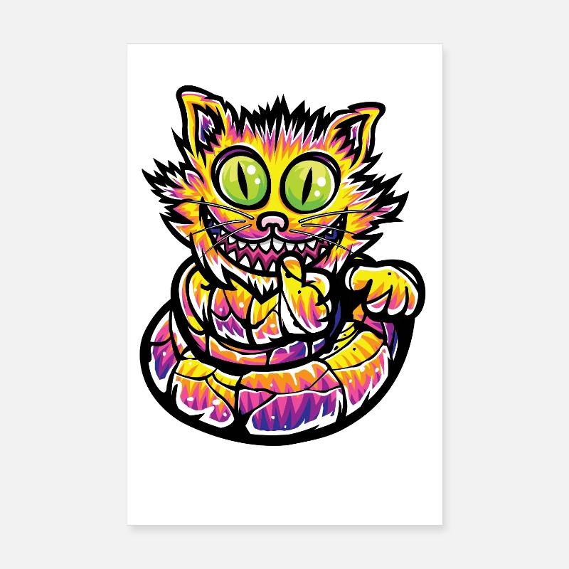 Wildkatze Poster 20x30 cm