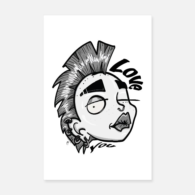 Je t’aime Poster 20 x 30 cm
