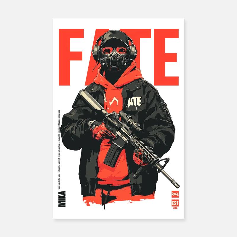 Tactical Guy Poster 8" x 12" (20x30 cm)