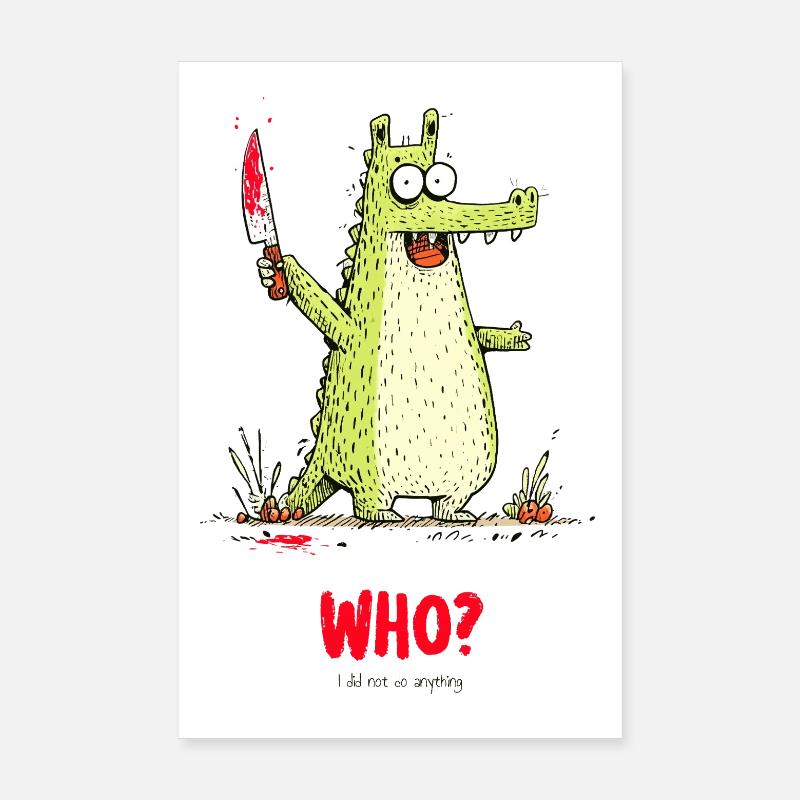QUI? Poster 20 x 30 cm
