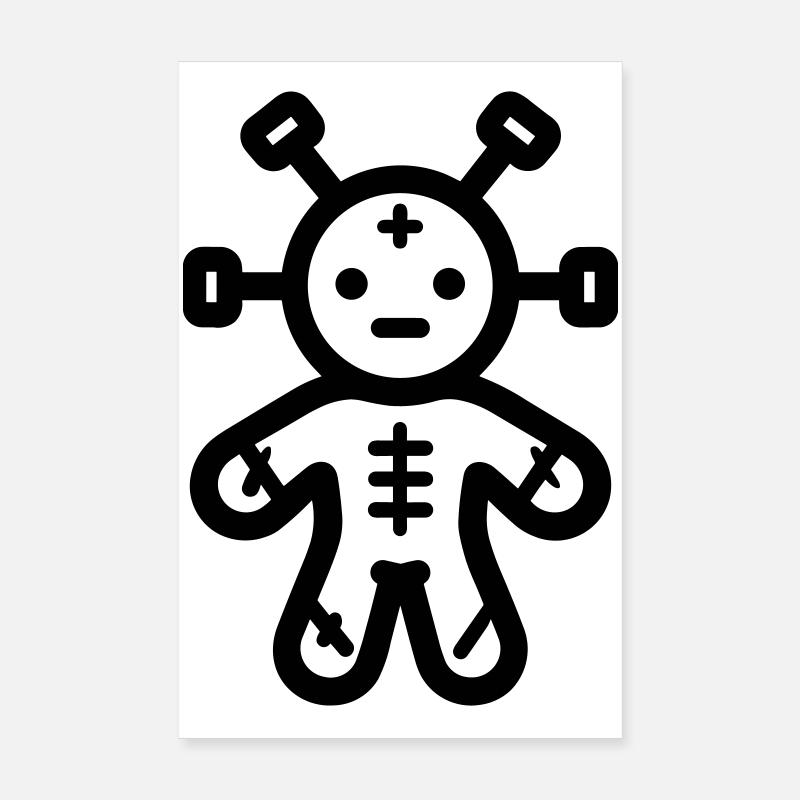 Voodoo-Puppe Poster 20x30 cm