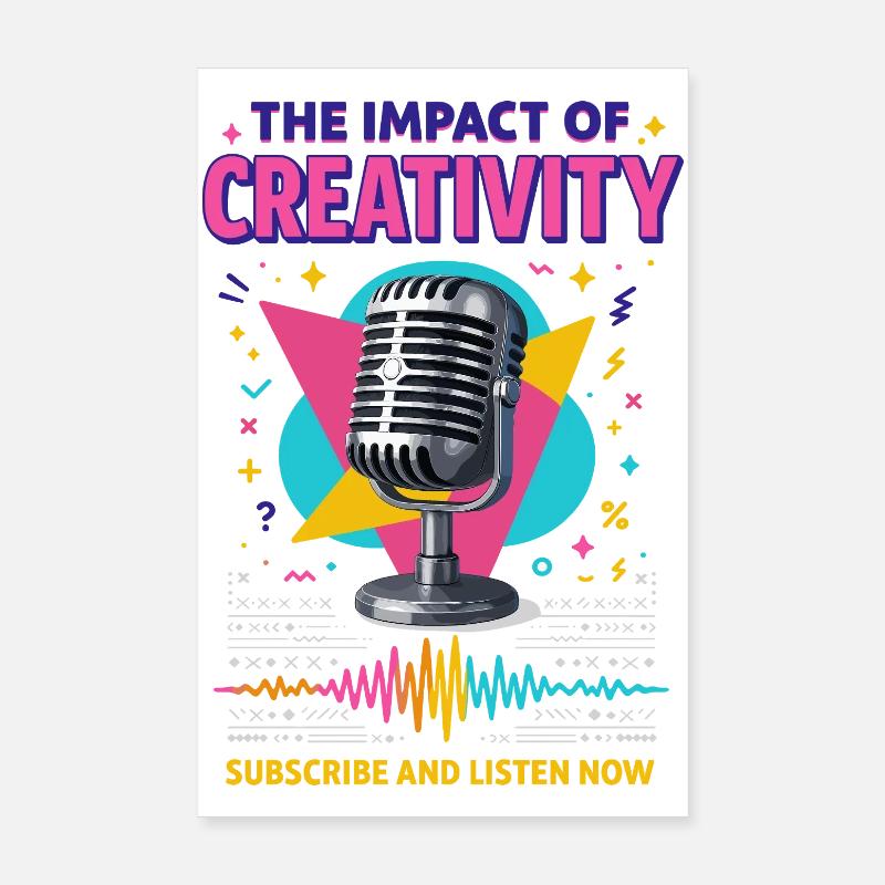 The power of creativity Poster 8" x 12" (20x30 cm)