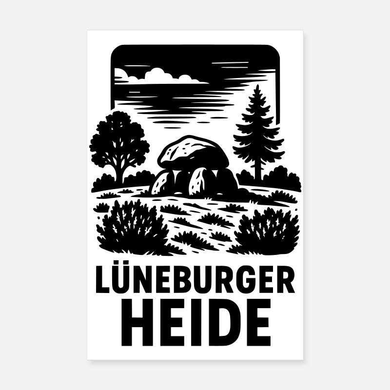 Lande de Lunebourg Poster 20 x 30 cm