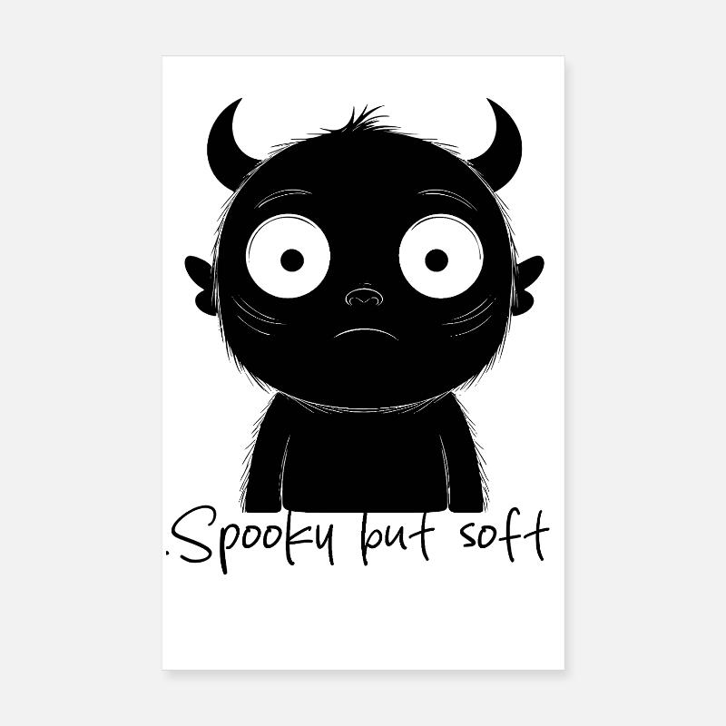 Effrayant mais doux Poster 20 x 30 cm