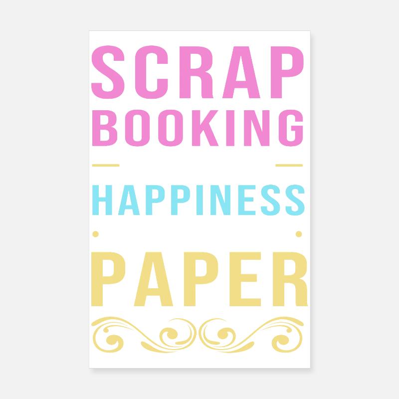 Scrapbooking Scrapbook Poster 20x30 cm