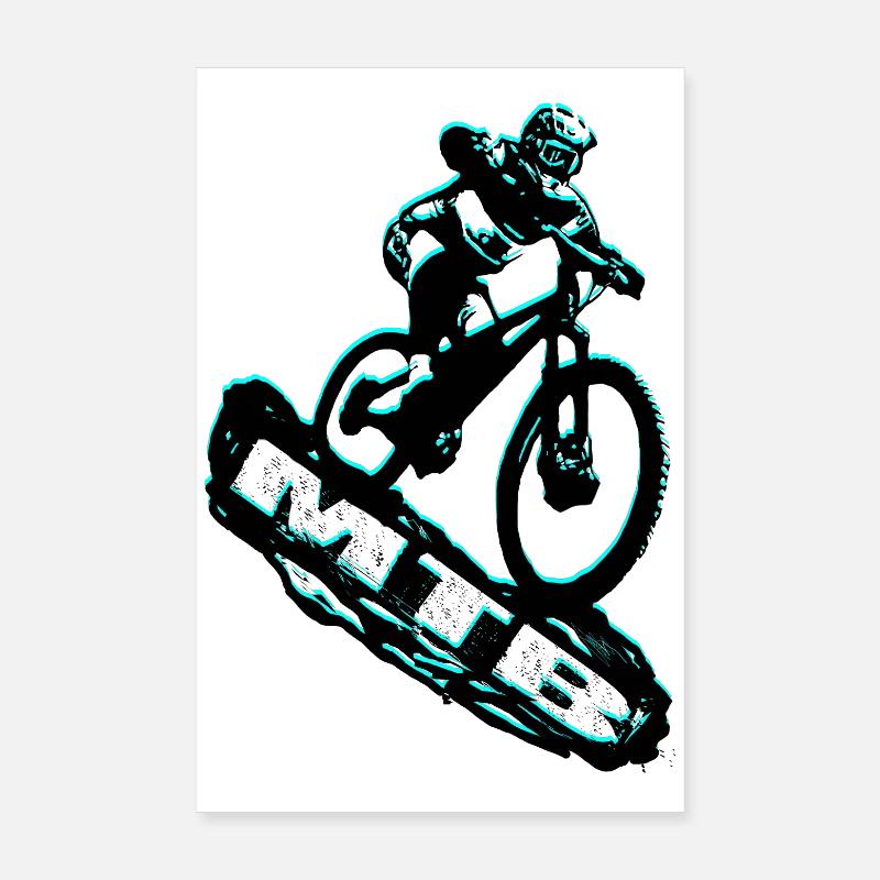 Vélo VTT Poster 20 x 30 cm