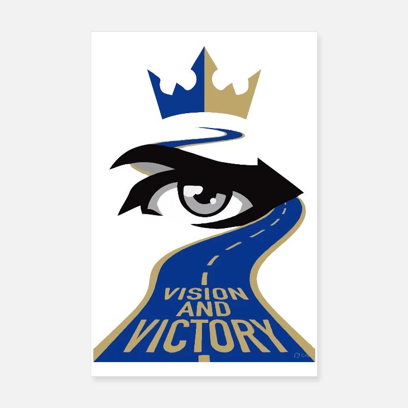 Vision et victoire Poster 20 x 30 cm