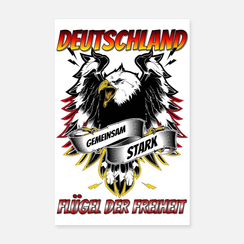 L’Allemagne forte ensemble Poster 20 x 30 cm