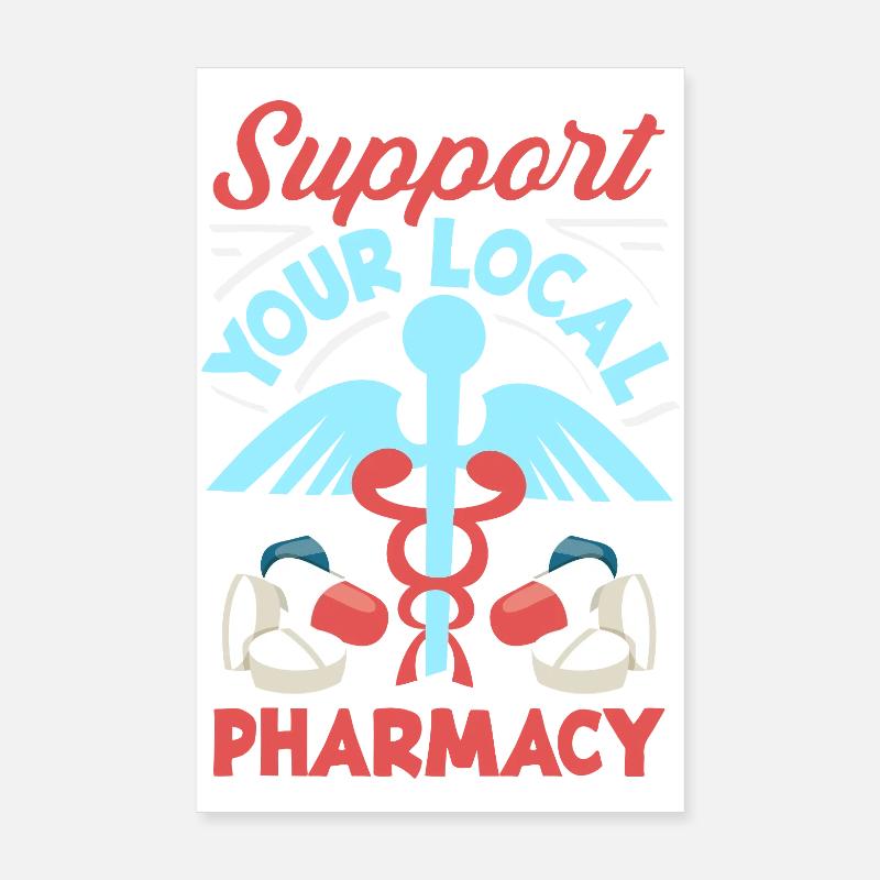 Apotheker Pharmazeutisch-technischer Poster 20x30 cm