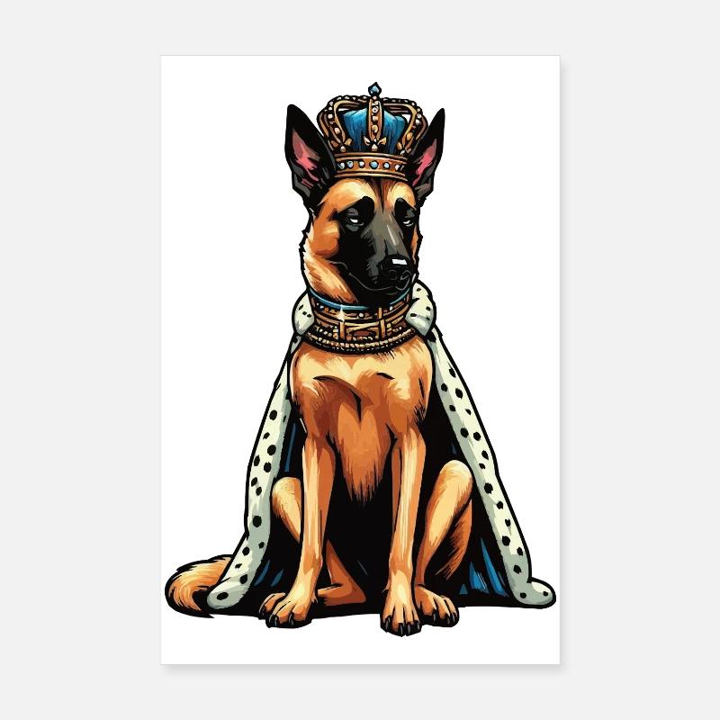 Malinois Belgian Shepherd Malinois Owner Poster 8" x 12" (20x30 cm)