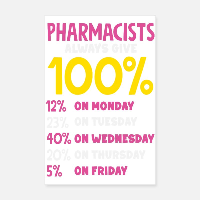Apotheker Pharmazeutisch-technischer Poster 20x30 cm