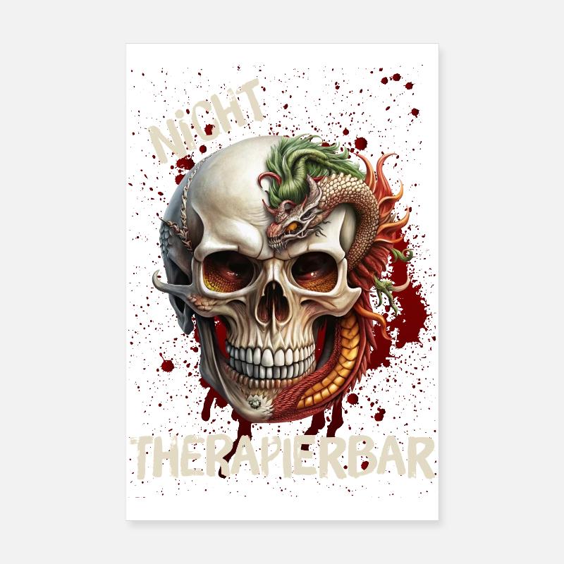 Nicht Therapierbar Poster 20x30 cm