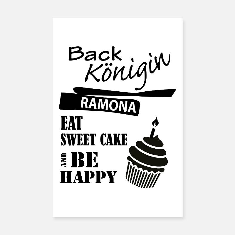 Backkönigin Ramona Poster 20x30 cm