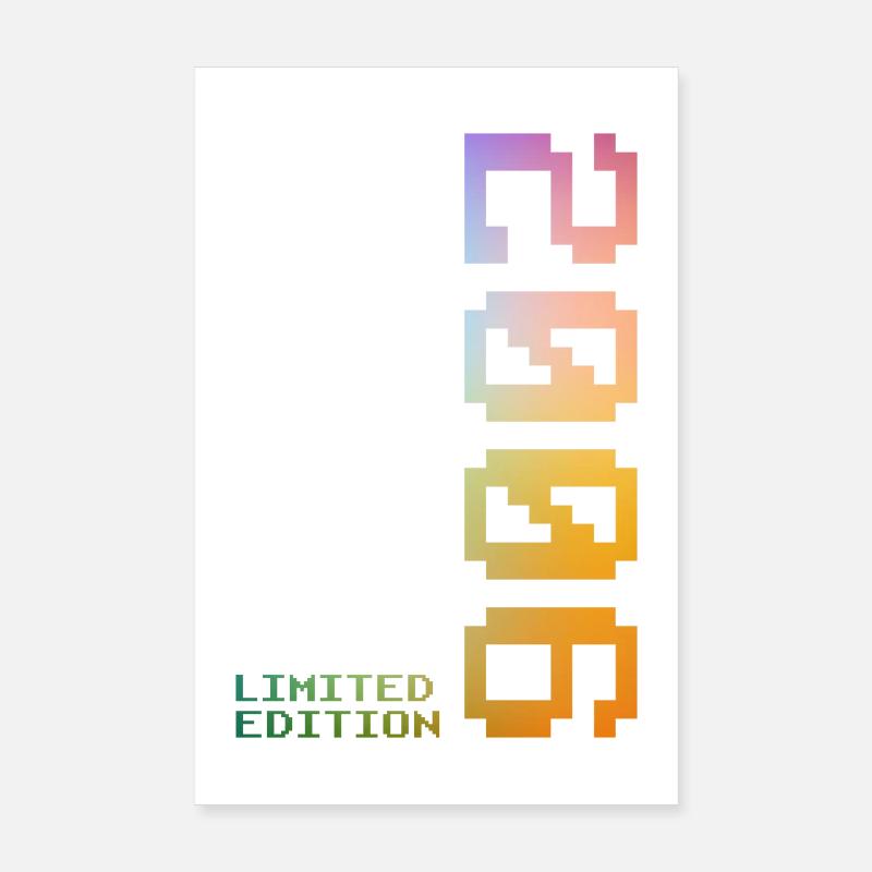 20e anniversaire 2006 Cadeau Pixel Poster 20 x 30 cm