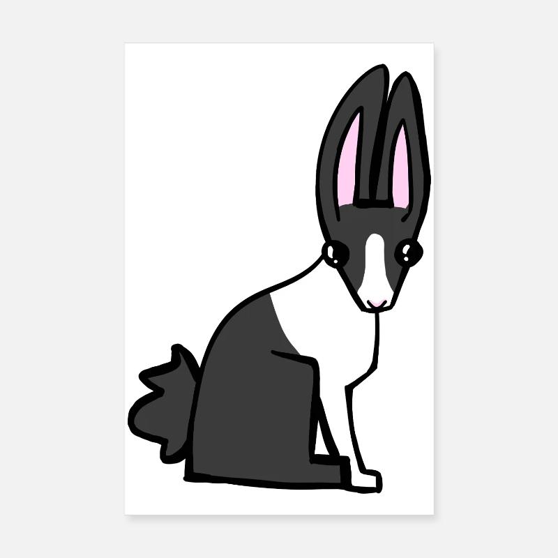 bunny Poster 8" x 12" (20x30 cm)