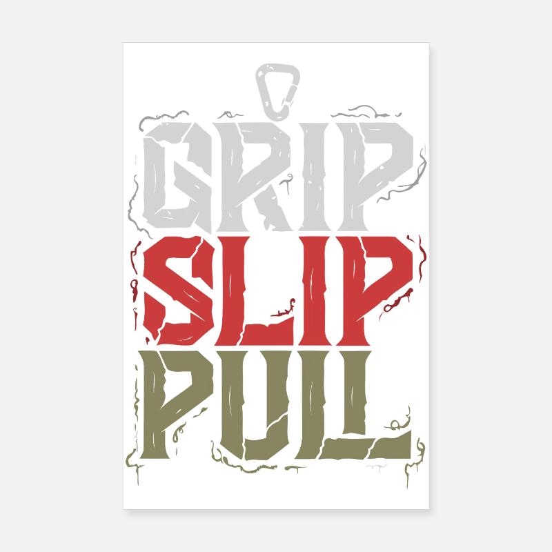 Grip Slip Pullover Poster 20x30 cm