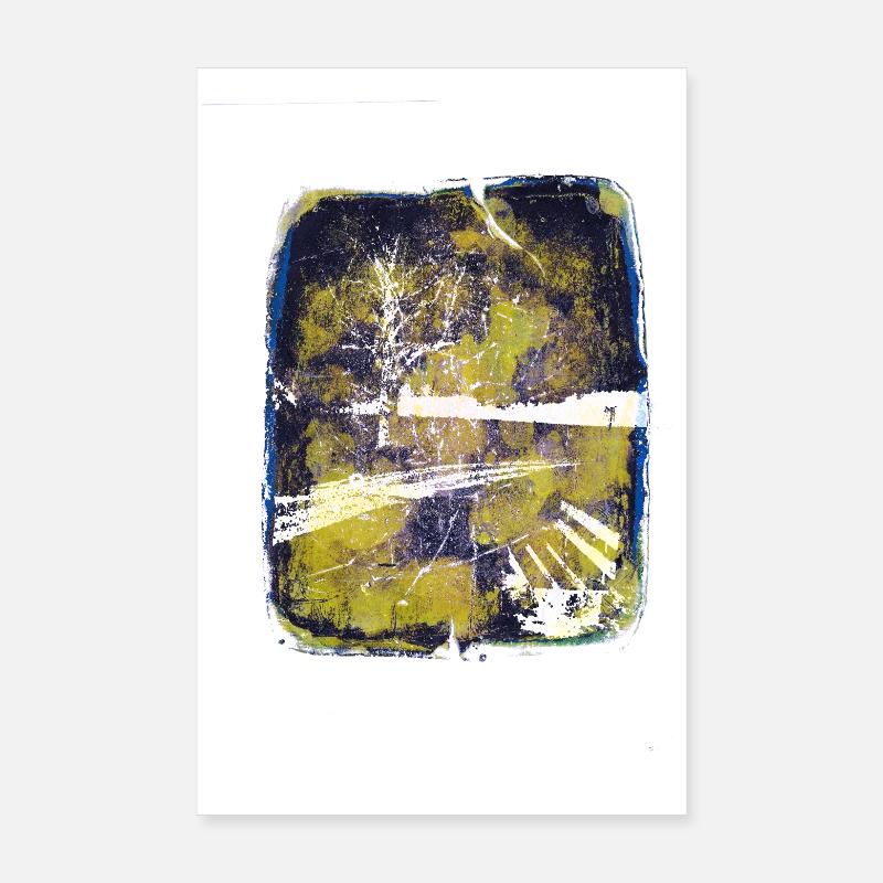Bench with lime tree Poster 8" x 12" (20x30 cm)
