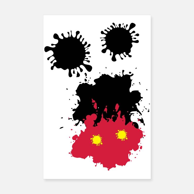 Mouse spots Poster 8" x 12" (20x30 cm)