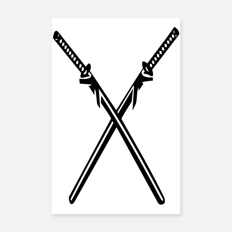 Katana - Schwert Poster 20x30 cm