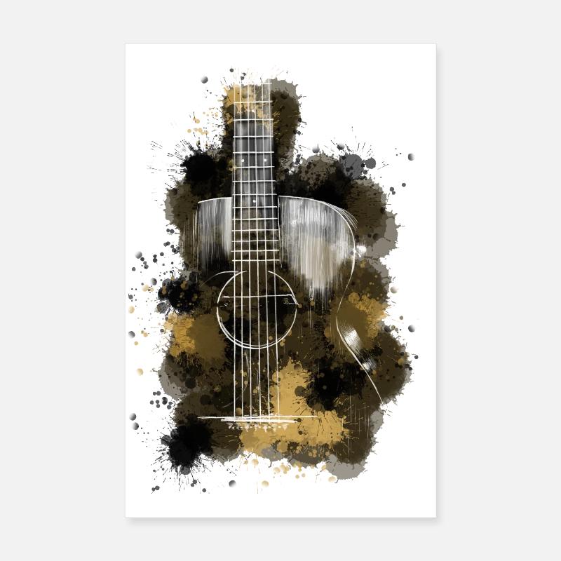 Gitarre Poster 20x30 cm