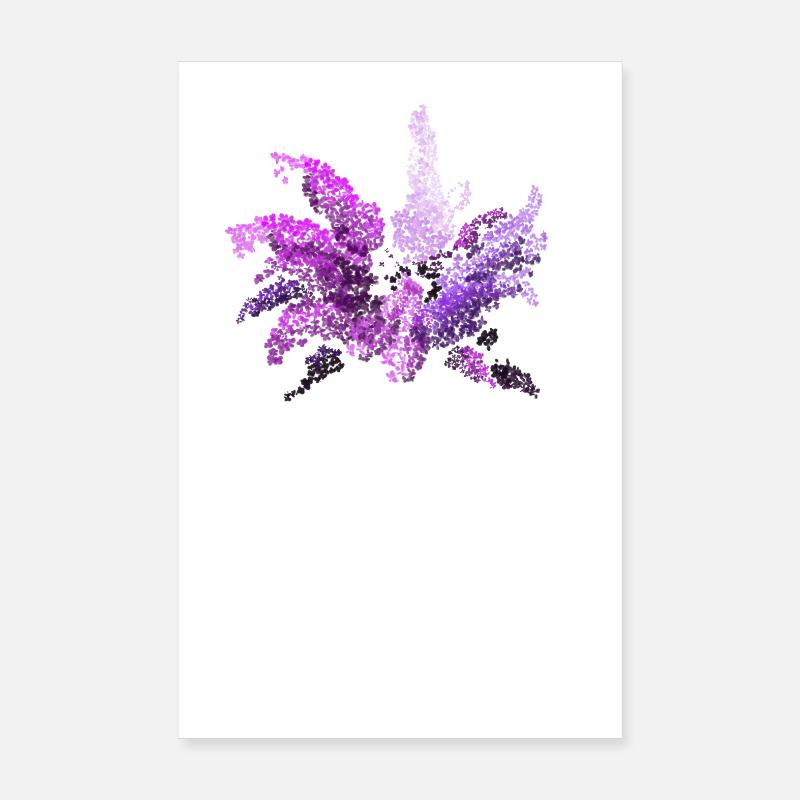 Lilac - Poster 8" x 12" (20x30 cm) - white