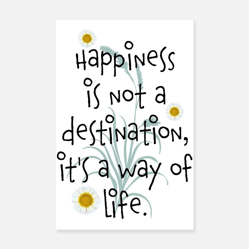 heureux Poster 20 x 30 cm