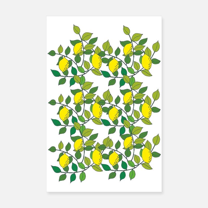 lemon Poster 8" x 12" (20x30 cm)