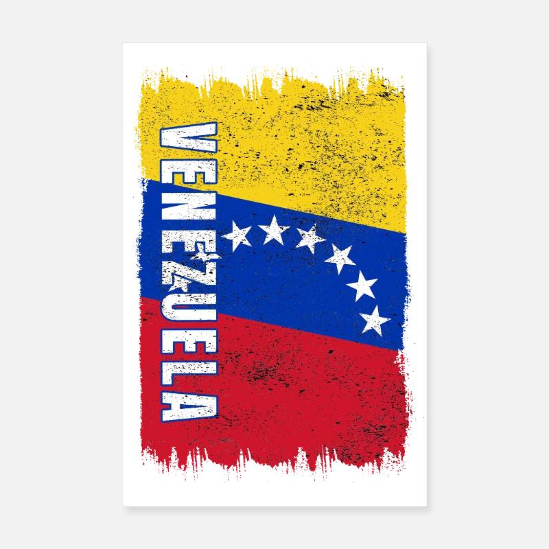 Drapeau du Venezuela Poster 20 x 30 cm