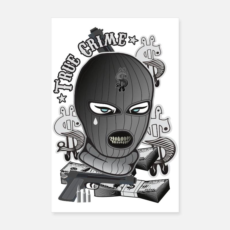 Le vrai crime Poster 20 x 30 cm